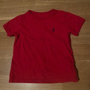 Ralph Lauren Red Tee (2T)
